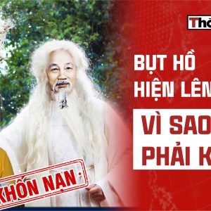 BỤT HỒ HIỆN LÊN HỎI: VÌ SAO PHẢI KHÓC?