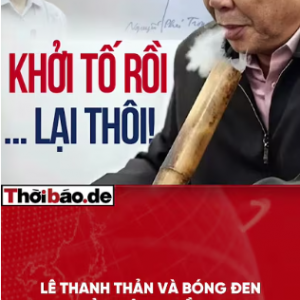 LÊ THANH THẢN VÀ BÓNG ĐEN THỎA HIỆP QUYỀN LỰC.