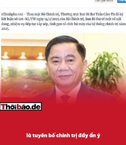 PHE NGHỆ TĨNH RA ĐÒN: KẾT LUẬN 205 – MŨI TÊN NHẮM VÀO TÔ LÂM?