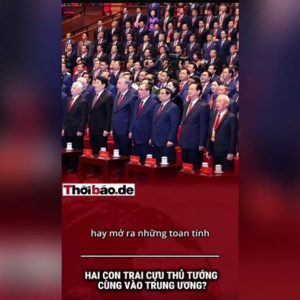 ZWEI SÖHNE EINES EHEMALIGEN PREMIERMINISTERS GLEICHZEITIG INS ZENTRALKOMITEE?