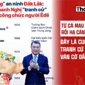 TỪ CÀ MAU RA HÀ NỘI, RỒI “HẠ CÁNH” ĐẮK LẮK: ĐÂY LÀ CUỘC TRANH CỬ HAY MỘT VÁN CỜ ĐÃ SẮP SẴN?
