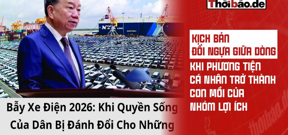 Kịch Bản „Đổi Ngựa Giữa Dòng“: Khi Phương Tiện Cá Nhân Trở Thành Con Mồi Của Nhóm Lợi Ích.