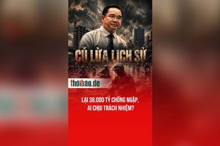 LẠI 38.000 TỶ CHỐNG NGẬP, AI CHỊU TRÁCH NHIỆM?