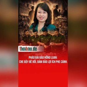 Pháo đài Đào Hồng Loan: Che đậy bê bối, đảm bảo lợi ích phe cánh.