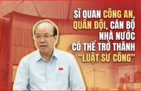 Đội lốt „Luật sư công“ để hợp thức hóa sai lầm hệ thống?