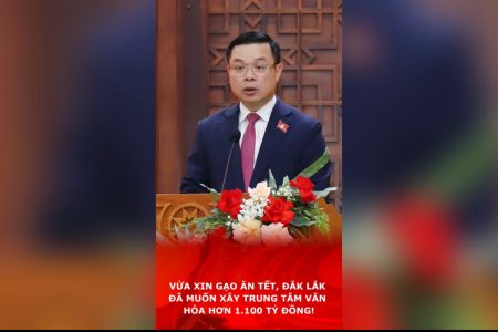 Vừa xin gạo ăn Tết, Đắk Lắk đã muốn xây Trung tâm Văn hóa hơn 1.100 tỷ đồng!