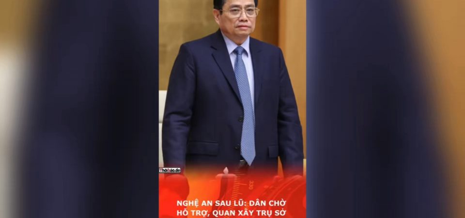 Nghệ An sau lũ: Dân chờ hỗ trợ, quan xây trụ sở hoành tráng.