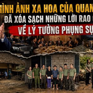 Hình ảnh xa hoa của quan chức đã xóa sạch những lời rao giảng về lý tưởng phụng sự