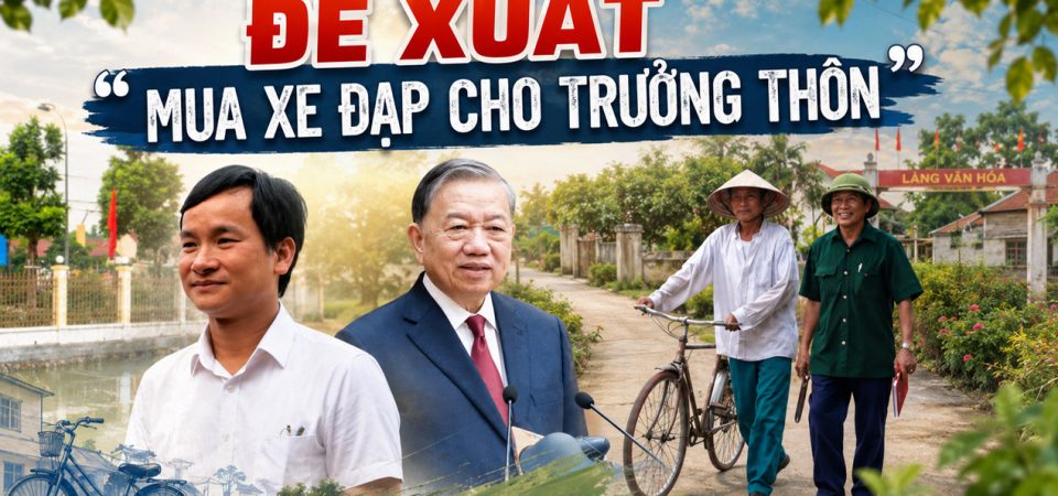 Đề xuất mua xe đạp cho trưởng thôn