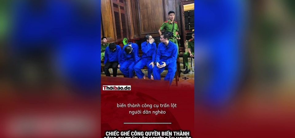 Chiếc ghế công quyền biến thành công cụ trấn lột người dân nghèo