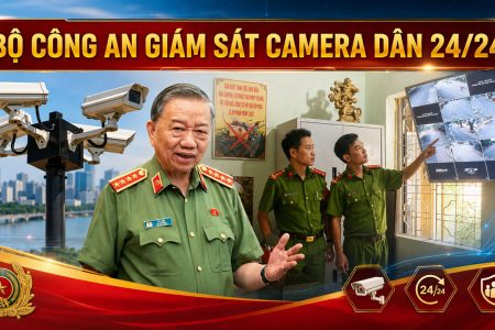 Bộ Công an giám sát camera dân 24/24
