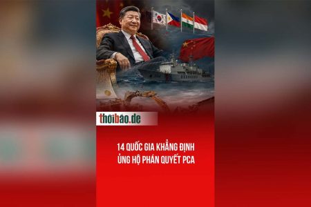 14 quốc gia khẳng định ủng hộ phán quyết PCA