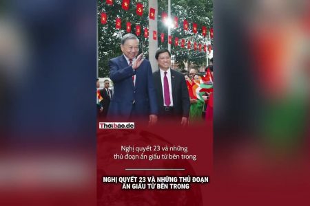 Nghị quyết 23 và những thủ đoạn ẩn giấu từ bên trong