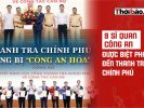 9 sĩ quan Công an được biệt phái đến thanh tra chính phủ