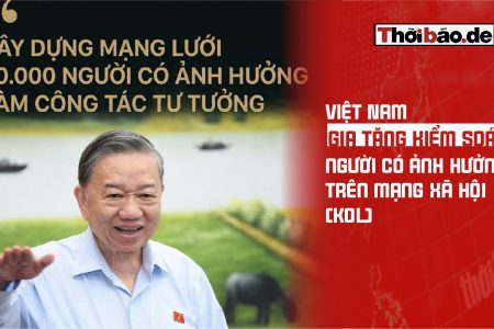 Việt Nam gia tăng kiểm soát người có ảnh hưởng trên mạng xã hội (KOL)