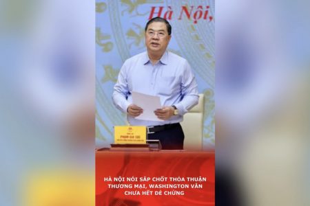 ฮานอยระบุว่าข้อตกลงการค้ากำลังใกล้เสร็จสิ้น แต่กรุงวอชิงตันยังคงระมัดระวัง