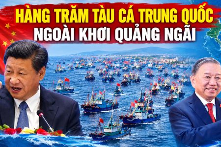 Hàng trăm tàu cá Trung Quốc ngoài khơi Quảng Ngãi